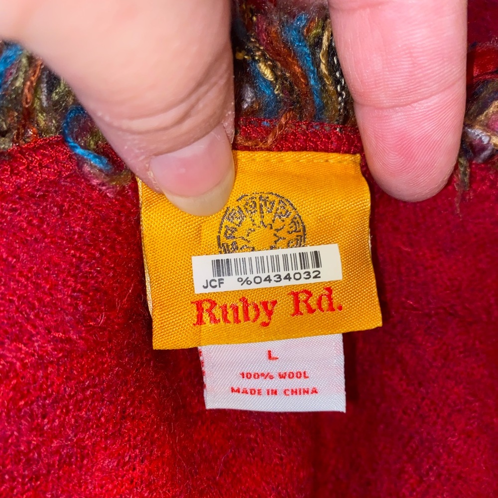 ❤️Ruby Rd. Fringe Trim Wool Jacket❤️ - image 12